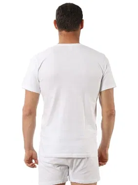 Özkan Erkek Pamuklu Penye Esnek Rahat Açik Yaka Yarım Kol Atlet Fanila Özkan 0059 - Alternatif Görünüm