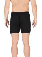 Erkek Pamuklu Penye Süprem Kumaş Esnek Rahat Paçalı Don Boxer Külot Özkan 0043 Siyah görsel 4