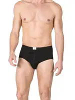 Erkek Pamuklu Penye Süprem Slip Külot Özkan 0037 Siyah görsel 9