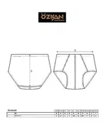 Erkek Pamuklu Penye Süprem Slip Külot Özkan 0037 Siyah görsel 10