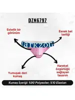 Erkek Pembe Deri Jockstrap  Darkzone DZN6797 görsel 6