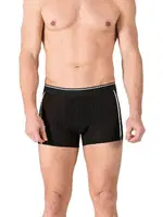 Erkek Penye Likralı Pamuklu Siyah Boxer Özkan 11314 Siyah