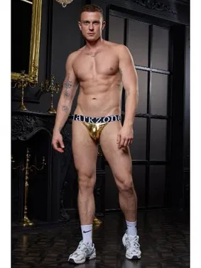 Darkzone Erkek Sarı Deri Jockstrap  Darkzone DZN6798