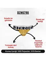 Erkek Sarı Deri Jockstrap  Darkzone DZN6798 görsel 6