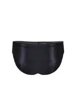 Erkek Siyah Deri Slip  Darkzone DZN6921 detay görünüm