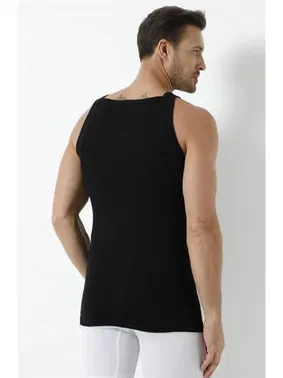 Arma Yıldız Erkek Siyah Geniş Biyeli Atlet Arma Yıldız 1135 - Alternatif Görünüm