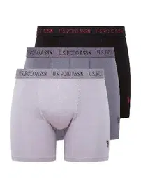 Us. POLO Assn. U.S. Polo Assn. Pamuklu Erkek 3Lü Boxer 80517