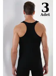 Arma Yıldız Erkek Siyah Ribana Sporcu Atlet 3lü Paket Arma Yıldız 1008 - 3 ADET