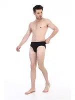 Erkek Süprem Siyah Slip Çift Kaplan 741 Siyah