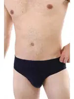 Erkek Süprem Siyah Slip Çift Kaplan 741 Lacivert görsel 10