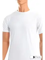 Erkek T-shirt Siyah & Beyaz Süprem ÖTS 1620 Beyaz