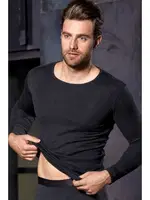 Termal Uzun Kol Erkek İçlik Anıl 2518 Siyah detay görünüm