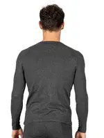 Erkek Termal Viskon Uzun Kollu Simit Yaka Body Fanila Özkan 11317 Antrasit detay görünüm
