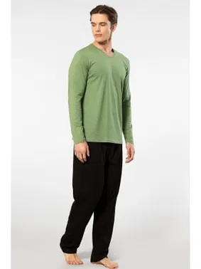 Cacharel Modal Uzun Kollu Erkek Pijama Takımı Cacharel 2237