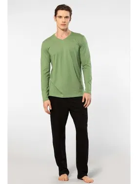 Cacharel Modal Uzun Kollu Erkek Pijama Takımı Cacharel 2237 - Alternatif Görünüm