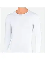 Erkek Uzun Kollu T-shirt Likralı %96 Pamuk ÖTS 1884 Beyaz detay görünüm