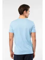 Erkek V Yaka Kısa Kollu T-shirt Cacharel 2170 Açık Mavi farklı açı