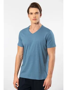 Cacharel Rahat Kesim Erkek V Yaka T-shirt Cacharel 2170