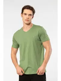 Cacharel Kısa Kollu V Yaka Erkek T-shirt Cacharel 2170