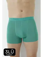Erkek Yeşil Bambu Boxer 3lü Paket Arma Yıldız 1172 - 3 ADET Yeşil