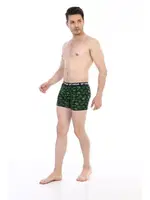 Erkek Yeşil Yaprak Desenli Dijital Boxer Çift Kaplan 796 Görsel görsel 6