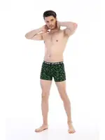 Erkek Yeşil Yaprak Desenli Dijital Boxer Çift Kaplan 796 Görsel detay görünüm