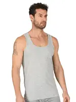 Erkek %100 Pamuklu Süprem Esnek Rahat Kalın Askılı Örme Atlet Özkan 11407 Gri görsel 12