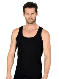 Özkan Erkek %100 Pamuklu Süprem Esnek Rahat Kalın Askılı Örme Atlet Özkan 11407