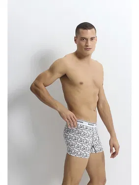 Wooster F*ck Off Strech Cotton Erkek Wooster Boxer W-017 - 3 Adet - Alternatif Görünüm