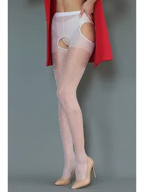 Daymod Fantazi Taşlı Bayan Külotlu Çarap Beyaz Daymod D1121198