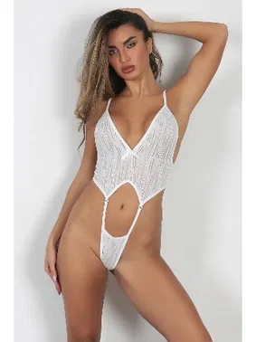 Miorre Fantezi Ayarlanabilir Askılı Simli Babydoll Miorre 001-022348