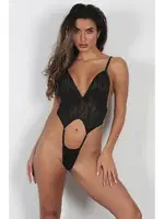 Fantezi Ayarlanabilir Askılı Simli Babydoll Miorre 001-022348 Siyah görsel 4