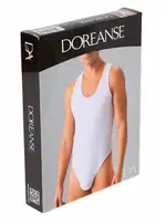 Fantezi Erkek Basic String Body Doreanse 3033 Beyaz farklı açı