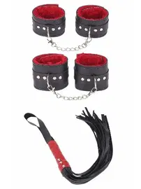 missisX Fantezi Kelepçe Kırbaç Harness Seti missisX 6029