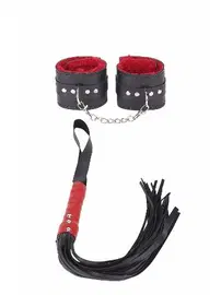 missisX Fantezi Kırbaç Kelepçe Deri Harness Set 6016