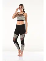 Fileli Büstiyer Tayt Takım Derya Kurşun 532