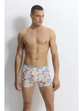 Wooster Finger Strech Cotton Wooster Erkek Boxer W-057 - 3 Adet