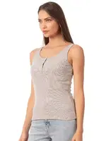 Fitilli Pamuklu Likralı Kaşkorse Patlı Kalın Askılı Örme Kadın Atlet Özkan 27063  Gri görsel 9