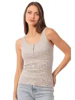 Fitilli Pamuklu Likralı Kaşkorse Patlı Kalın Askılı Örme Kadın Atlet Özkan 27063  Gri görsel 6