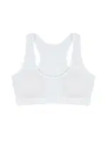 Genç Kız Büstiyer Pedli Likralı Sporcu Atleti %96 Pamuk ÖTS 6400 - 6 ADET Beyaz