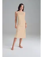 Geniş Askılı Polyamid Maxi Boy Kadın Kombinezon Doreanse 11125 Ten