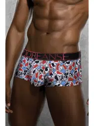 Doreanse Geniş Bel Latikli İskambil Zar Desenli Mini Erkek Boxer Doreanse 1769