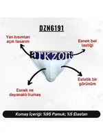Geniş Lastikli Açık Mavi Erkek Slip Külot   Darkzone DZN6191 farklı açı
