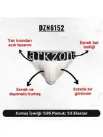 Geniş Lastikli Beyaz Erkek Slip Külot  Darkzone DZN6152 görsel 4