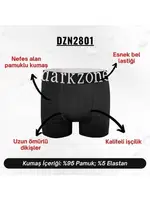 Geniş Lastikli Erkek Siyah Boxer Darkzone DZN2801 farklı açı