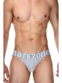 Darkzone Geniş Lastikli Gri Erkek Slip Külot  Darkzone DZN6153