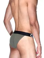 Geniş Lastikli Haki Erkek Slip Külot  Darkzone DZN6159 detay görünüm