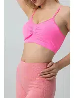 Gigotto Çapraz Askılı Seamless Büstiyer Miorre 001-001278 Neon Pembe