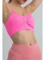 Gigotto Çapraz Askılı Seamless Büstiyer Miorre 001-001278 Neon Pembe görsel 5