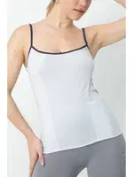 Gigotto Kadın Askılı Dantel Detaylı Atlet Miorre 001-001270 Gri detay görünüm